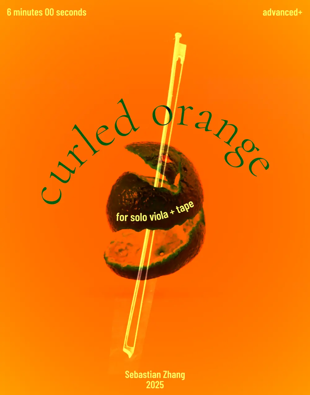 curled orange